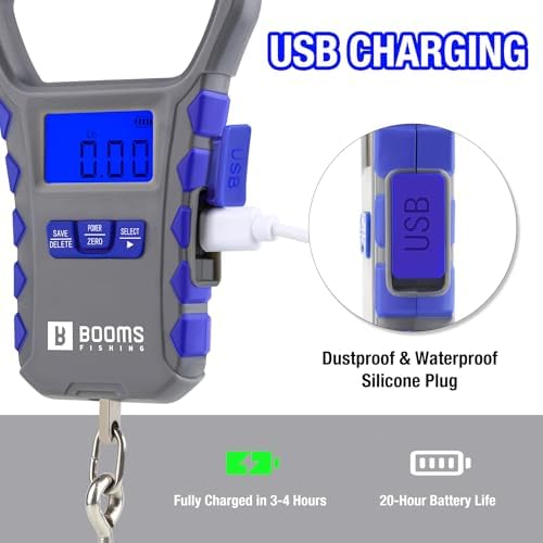 Booms Fishing Digital Fish Scale with Lip Gripper, 65lb Capacity, XW50 - Image 5