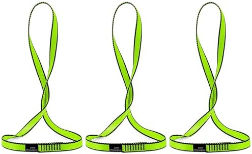 18MM Nylon Climbing Sling Runner 23KN CE2008/EN566 Rock Climbing Webbing Straps for Outdoor Climbing, Rappelling, Swing, Yoga Hammock etc by AINIKEY