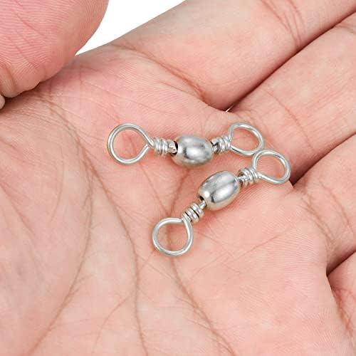 PATIKIL Fishing Barrel Swivels Carbon Steel Terminal Tackle - Image 5