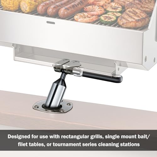 Buzzlett Rod Holder Mount Compatible with Magma Marine Rectangular Grills - Image 5