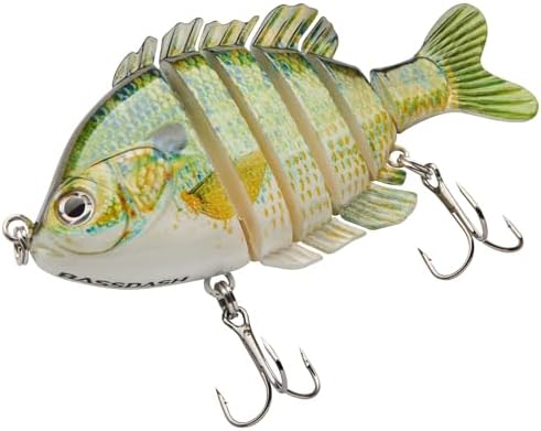 BASSDASH SwimPanfish Multi Jointed Bluegill Bass Fishing Lure Swimbaits - Image 5