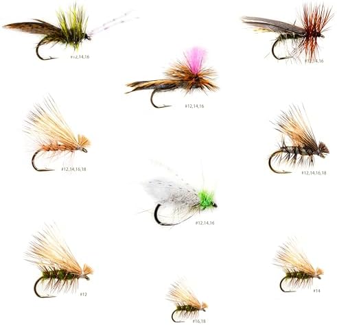 Outdoor Planet 12/16 / 24 Caddisflies/Mayfly/Attractor Nymph/Dragonflies and Damselflies/Stonefly/Hopper/Salmonfly/Dry Flies for Trout Fly Fishing Flies Lure Assortment - Image 3