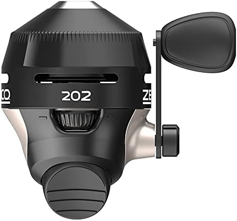 Zebco 202 Spincast Fishing Reel, Right-Hand Retrieve, Durable All-Metal Gears, Stainless Steel Pick-up Pin, Pre-Spooled with 10-Pound Zebco Fishing Line, by Zebco