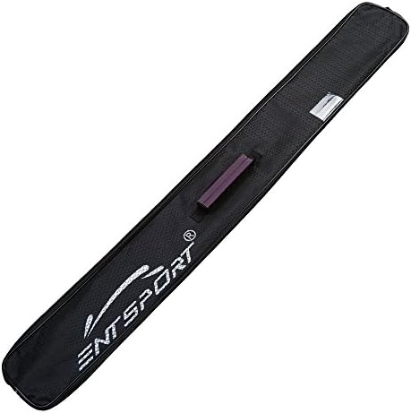 Fishing Rod Bag 45-Inches Durable Fishing Rod Tubes Rod Cases for 2 Piece 7‘ Rod (Black, 45-Inches, Only suitable for 2 pieces rod) - Image 2