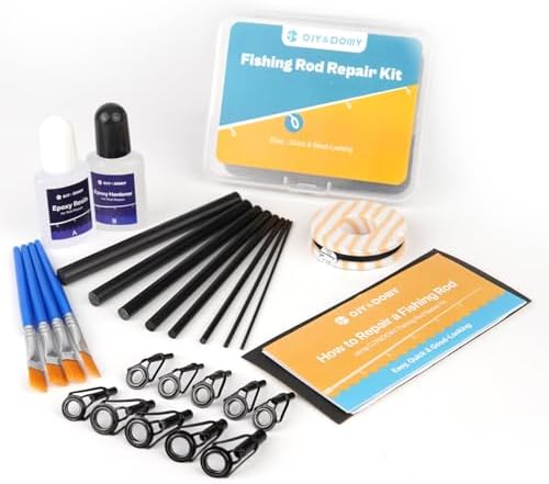 Fishing Rod Repair Complete Kit,Pole&Tip Replacement with Supplies by OJYDOIIIY
