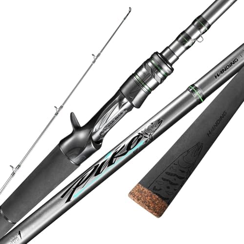 HANDING M1 Pike Heavy Casting Rod 2-Piece Musky Rod Swimbait Rod by Handing