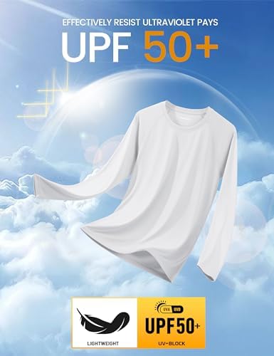 MAGCOMSEN Men's Long Sleeve Shirts UPF 50+ UV Sun Protection Athletic Shirts for Hiking Running Workout Rash Guard - Image 3