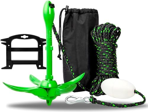 Young Marine Grapnel Anchor Kit for Small Boats, Kayaks, PWC, Jet Ski, Paddle Boards, etc. - 3.5 lbs by YoungMarine