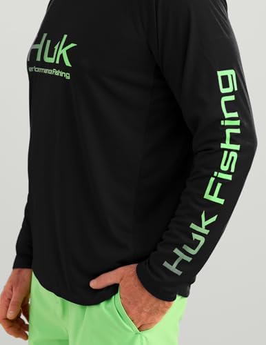 HUK Men's Pursuit Vented Long Sleeve Fishing Shirt (+30 UPF) - Image 6