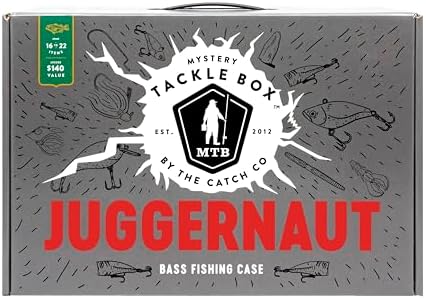 Catch Co Mystery Tackle Box Freshwater Bass Fishing Kit by CatchCo