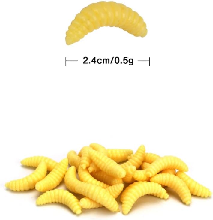 100pcs Fresh Water Fishing Bait, Soft Plastic Worms, Bass Fishing Worms, Soft Bait Shad Fishing Lures, Worm Baits - Image 5