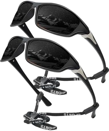 KALIYADI Sports Polarized Sunglasses Men UV400 Protection for Fishing Driving Cycling by KALIYADI