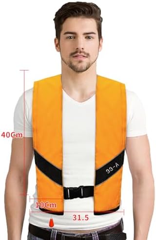 Automatic Inflatable Life Jacket|Life Vest for Adults|PFD Low Profile|Supports up to 330 lbs - Image 4