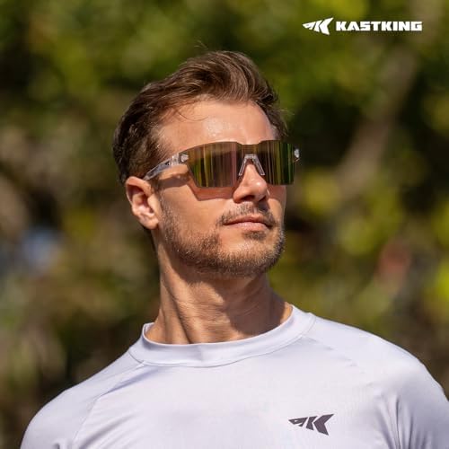KastKing Tarkio Polarized Fishing Sunglasses, One Piece PC Lens Rimless - Image 2