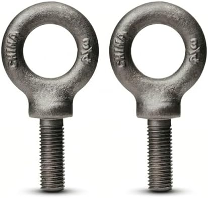 2 Pcs Lifting Shoulder Eye Bolts 3/4", Heavy Duty Eye Bolts with Lifting Shoulder, Eyebolts, Rigging Hardware and Fittings, Machinery Lifting Rings, Concrete and Metric Sizes, Rigging Accessories by HNHomelyNest