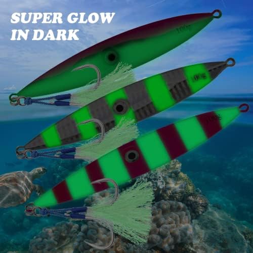 Vertical Jig Fishing Lures Saltwater Jigs Spoon Metal Design Tuna Baits - Image 3
