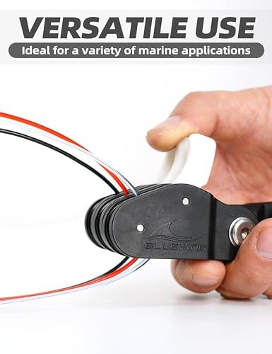 BLUEWING Outrigger Halyard Lock Pulley Single/Double/Triple Halyard Line Lock Pulley with Ball Bearing Snap Swivel for Offshore Fishing - Image 3