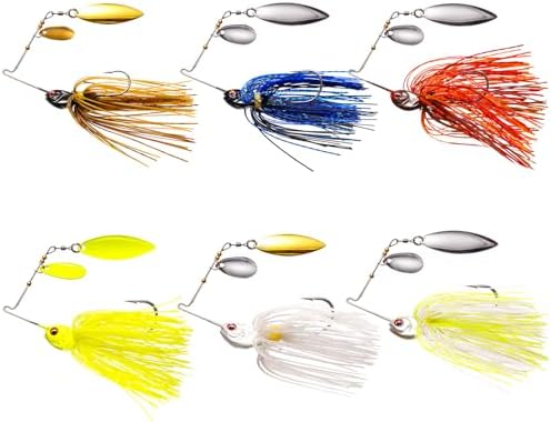 FONMANG Fishing Lure Spinner baits for Freshwater and Saltwater,2026 New Bass Trout Fishing Lures Also for Crappie Salmon Walleye Pike by FONMANG