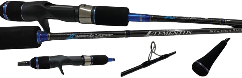 Legacy Elementus Slow Pitch Spinning Rods by Ocean's Legacy by Unknown