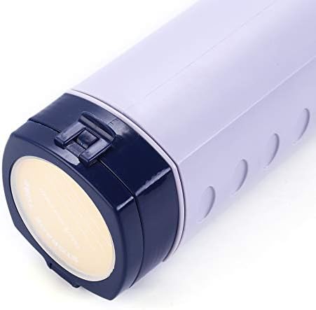 2-Pack Extendable Poster Tubes Expand from 24.5” to 40” with Shoulder Strap | Carry Documents, Blueprints, Drawings and Art | Creamy White and Violet Portable Round Storage Cases with Lids and Labels - Image 5