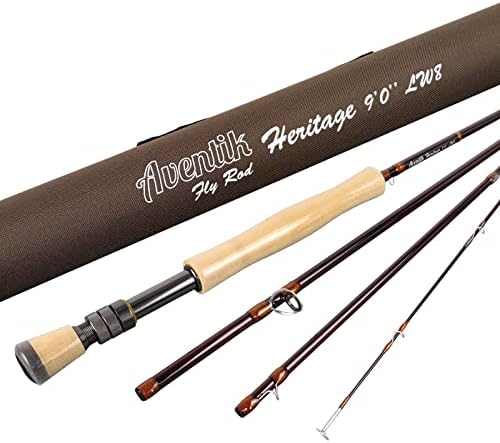 Aventik Heritage Fly Fishing Rod with Rod Tube by AVENTIK