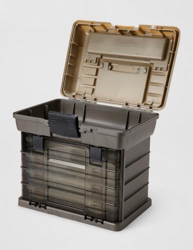 Plano Guide Series StowAway 4-By Rack System Tackle Box, Holds 4 3700 Utility Tackle Boxes, Quick-Access Top Storage with DuraView Lid, Durable Construction, Flexible, Adaptable Fishing Box - Image 5