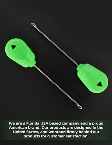 BLUEWING Bait Needle Hollowcore Splicing Tool, Latch Hook Rigging Needle for Offshore Bait Rigging & Loop Making - Image 5