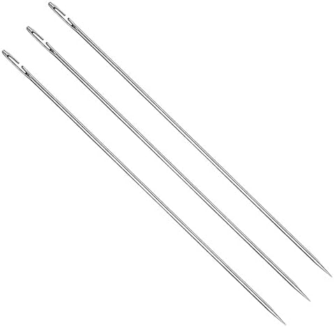 Stainless Steel Fishing Bait Rigging Needles Threader Set, Fish Bait Worm-Minnow-Anchovy Threader Needle Rustproof Threading Tool for Saltwater Freshwater Fishing Tackle Kit by Unknown