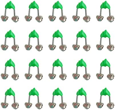 20 Pcs Plastic Fishing Rod Alarm Bell, Fishing Bells,Fishing Rod Bells,Plastic Fishing Bell Clips,Fishing Bells, Bells Fishing, Fishing Bells for Rods Clip, for All Kinds of Sea Rod by ZYYC