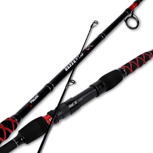 Fiblink Surf Spinning Fishing Rod 2-Piece/3-Piece Carbon Fiber Travel Fishing Rod (9-Feet / 11-Feet & 12-Feet & 15-Feet) by Fiblink