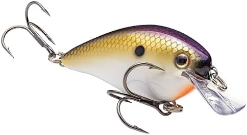 Strike King KVD 1.5 Hard Knock Fishing Lure, 3/8 oz, 3D Lifelike Eyes by StrikeKing