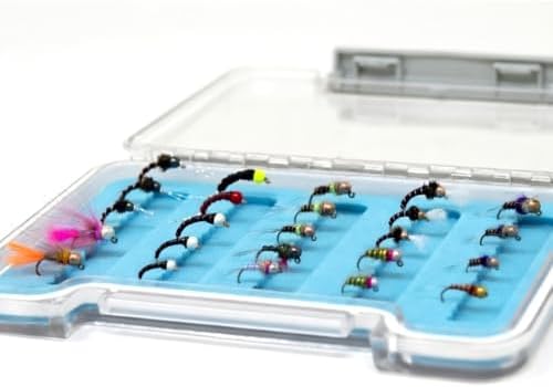 Outdoor Planet Premium Fly Fishing Flies Assortment, 12/24 /48 /66pcs Dry/Wet/Nymph/Streamer Flies, Trout/Bass/Panfish/Salmon Fishing Flies by Outdoor+Planet