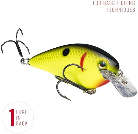 Strike King KVD 1.5 Hard Knock Fishing Lure, 3/8 oz, 3D Lifelike Eyes - Image 3