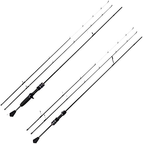 Delicacy UL Spinning Rod Casting Rod Ultralight Carbon Fiber Hollow + Solid 2 Tips Freshwater Saltwater Fishing Rods - Image 6
