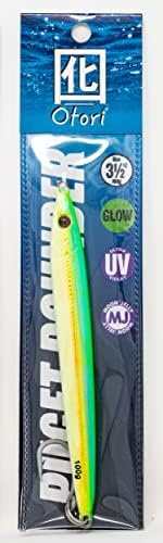 Otori Puget Sound Pounder Jig | Jigging Lure | Glow UV Paint | Assorted Sizes 45g/1.5oz, 70g/2.5oz, 100g/3.5oz & 130g/4.5oz | Fishing Jig | Jig for Halibut, Lingcod, Rockfish, Chinook, COHO & Salmon by BeauMac