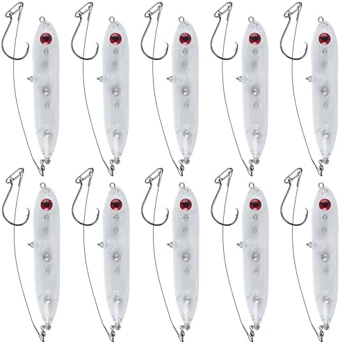 Catfish Rigs Demon Dragon Catfish Float Rigs Catfishing Rattling Line Float Lure Blank Spook Rattle Float with Circle Hooks 8/0 for Santee Cooper Rig Catfishing Tackle by SILANON