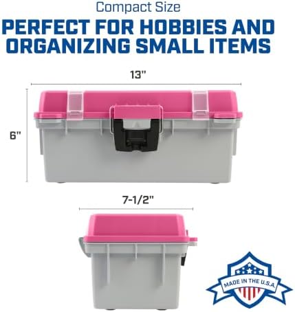 Sheffield 12288 13" Made in USA Tackle Box w/Lift Out Tray & Deep Storage - Image 6