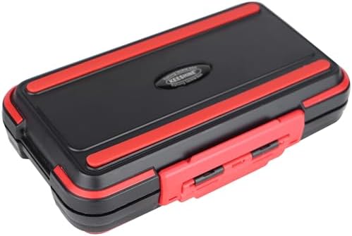 small tackle box, mini waterproof fishing tackle box organizer, double sided organizer travel box(L Black) - Image 4