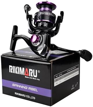 Rikimaru VT Spinning Reels, Carbon Fiber 30LBs Max Drag, 9+1 Shielded BB, Freshwater Spinning Fishing Reel, 5.1:1/6.2:1, 2000, 3000, 4000, 5000，6000, 7000 Series - Image 3