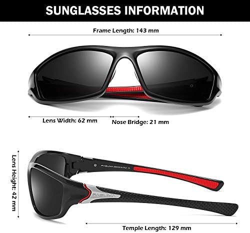 FAGUMA Sports Polarized Sunglasses For Men UV400 Protection - Image 4
