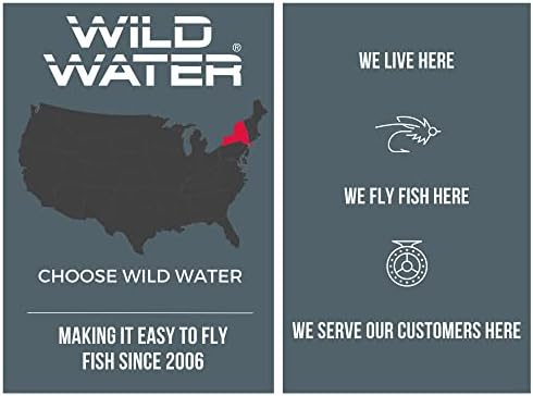 Wild Water Fly Fishing AX Series Fly Rod | IM8 Graphite Blank | 3/4/5/6/7/8/9/10/12 wt Rods | 5’6”/7/8/9/10/11 ft | Lightweight Pole Medium Fast Action - Image 5