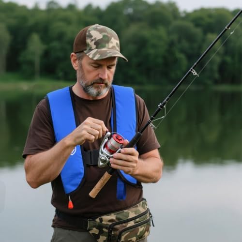 Automatic/Manual Inflatable Life Jacket for Adults | Water Sports - Image 4