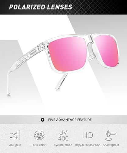 KALIYADI Polarized Sunglasses for Men, Lightweight Sun Glasses with UV Protection for Driving Fishing Golf - Image 4