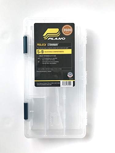 Plano Tackle Boxes,4 pack of 3500 Prolatch Stowaway Tackle Utility Boxes, Fishing Tackle Storage, blue by PLANO%C2%AEOutdoors