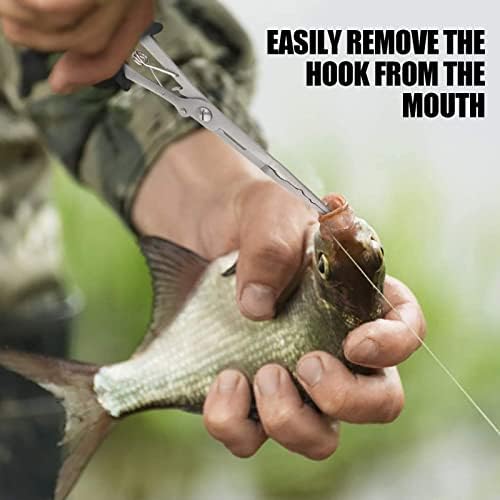 Hikary Long Nose Fishing Pliers,Ice Fishing Gear,Stainless Steel Hook Remover Braid Cutter Rustproof Fishing Multi-Tools Fishing Gripper for Freshwater Saltwater - Image 6