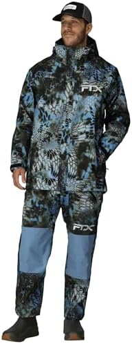 FROGG TOGGS Men's FTX Armor Premium Waterproof Rain, Fishing/Anglers Jacket, Kryptek Neptune, X-Large by froggtoggsSpring