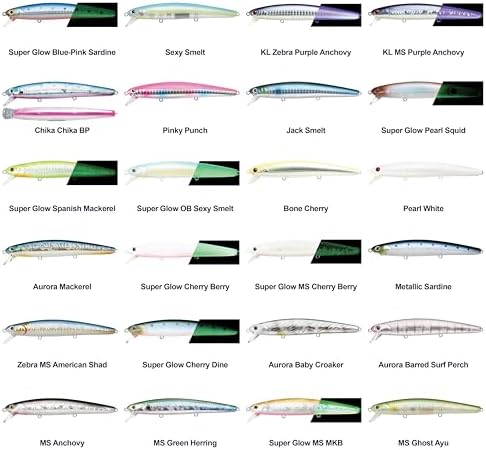 LUCKY CRAFT FlashMinnow 110 Ghost Series Saltwater Fishing Lures, Jerkbait for Halibut and Bass Fish, Slow Suspending 1–2 ft, Surf Fishing Gear and Tackle Box Accessories - Image 4