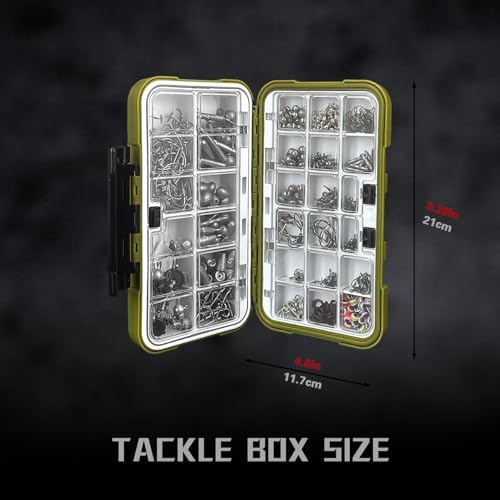 Fishing Accessories Kit, 264/423PCS Fishing Tackle Box with Hooks, Weights, Sinkers for Bass Trout, Gifts for Men,Kids - Image 6