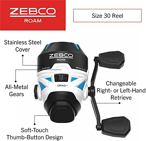Zebco Roam Spincast Reel and Fishing Rod Combo - Image 3