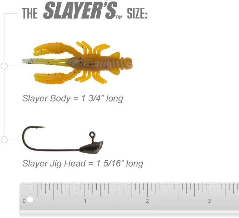 Trout Magnet Trout Slayer 28 Piece Fishing Kit, Includes 20 Crawdad Bodies and 8 Size 6 Long Shank Hooks, Great for Small Streams and Lakes, Catches All Species, White - Image 3